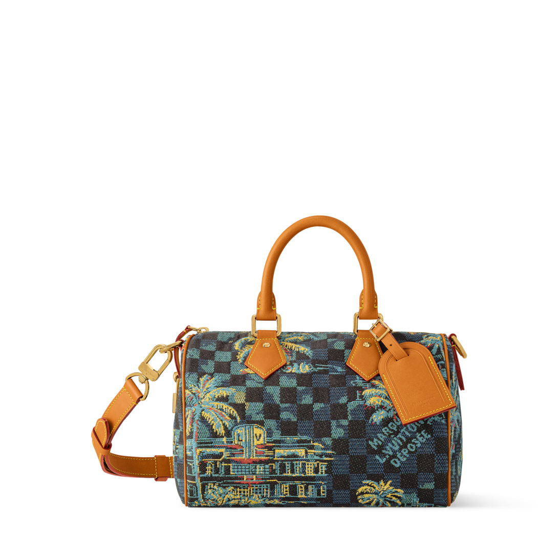 Bolsa Speedy 25 Bandoulière Outros Damier - Bolsas Masculinas
